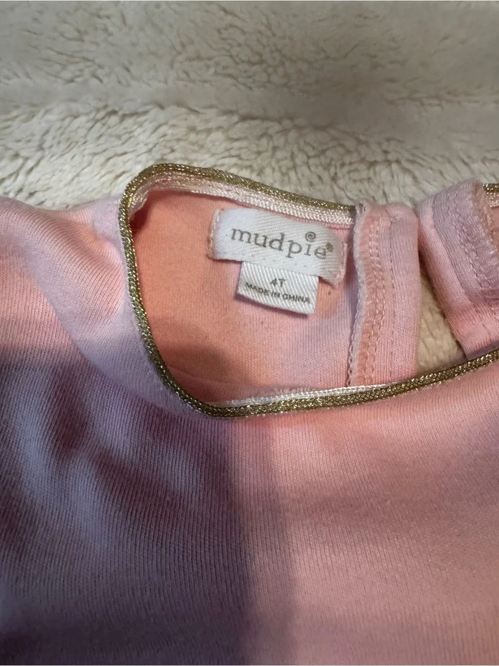 Mud Pie Pastel Pink Bunny & Floral Set